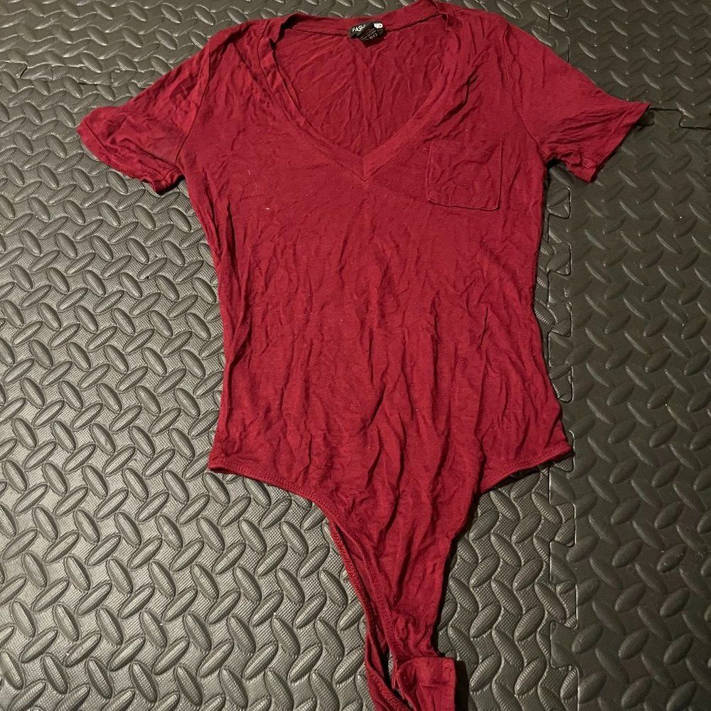 Fashion Nova T Shirt Bodysuit S
